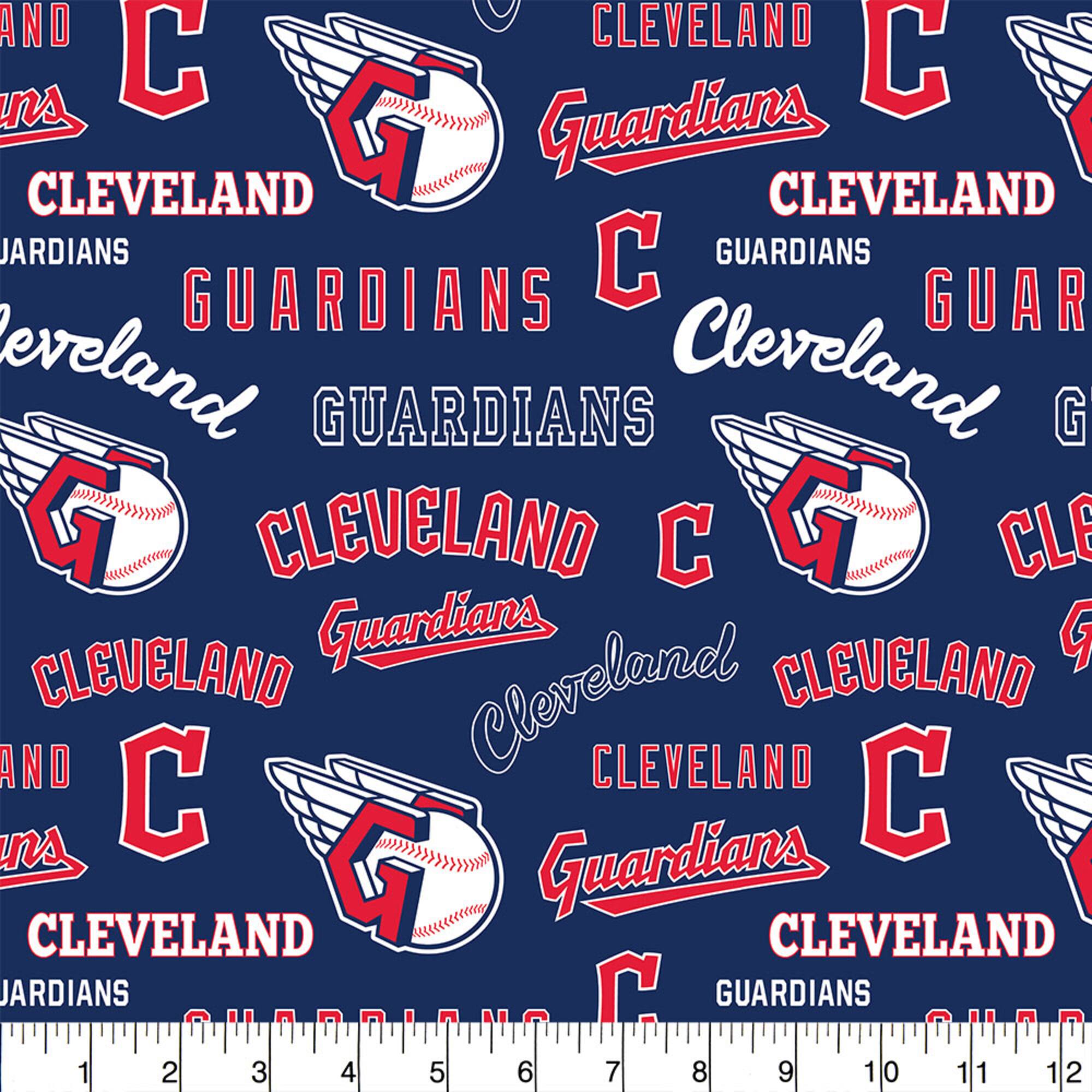 MLB Cleveland Guardians Cotton Fabric